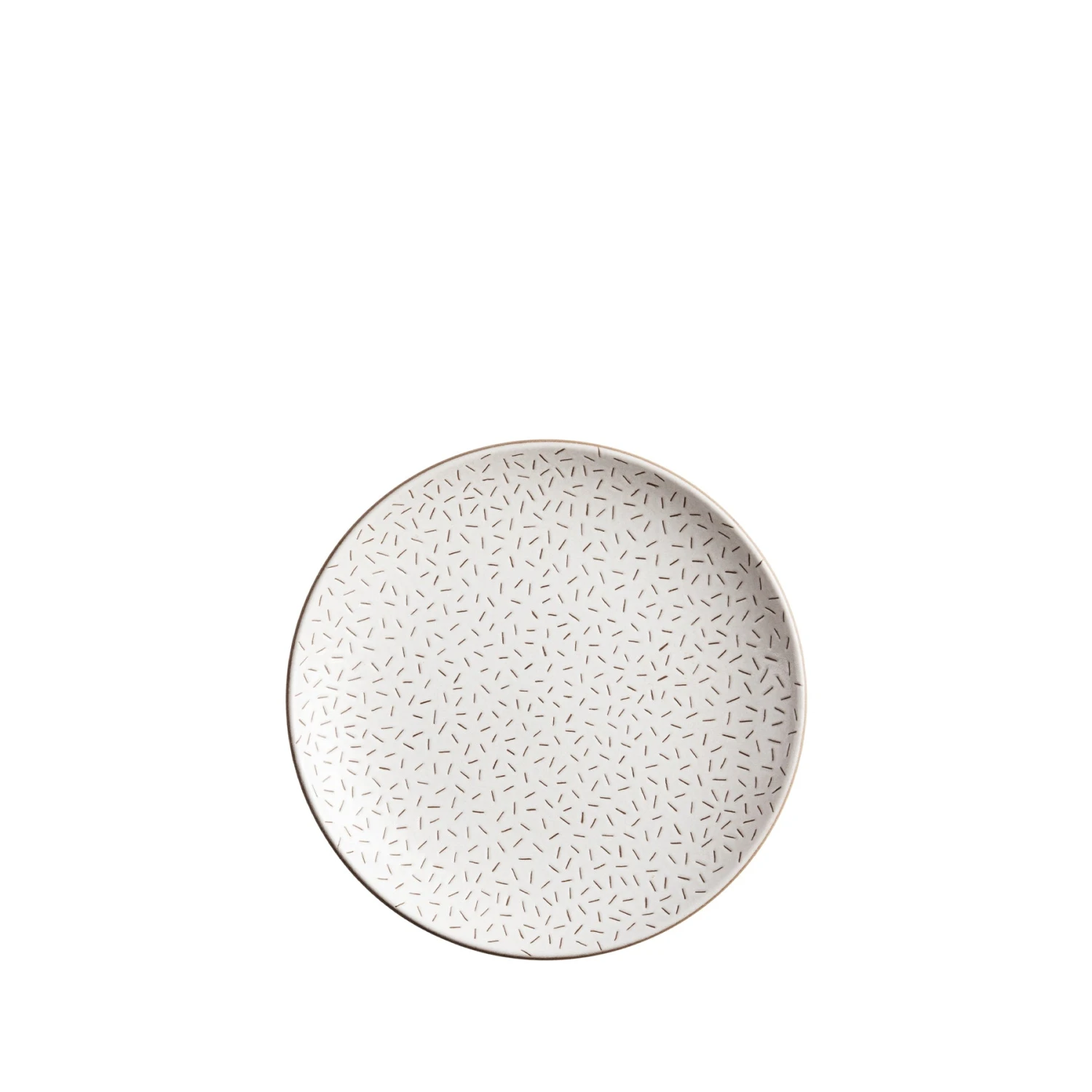 Heath Ceramics Alabama Chanin Seed Stitch Etched Salad Plate In Opaque White Heath Ceramics Alabama Chanin Seed Stitch Etched Salad Plate In Opaque White