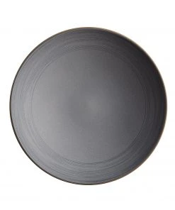 Heath Ceramics Echo Etched Shallow Salad Bowl In Indigo