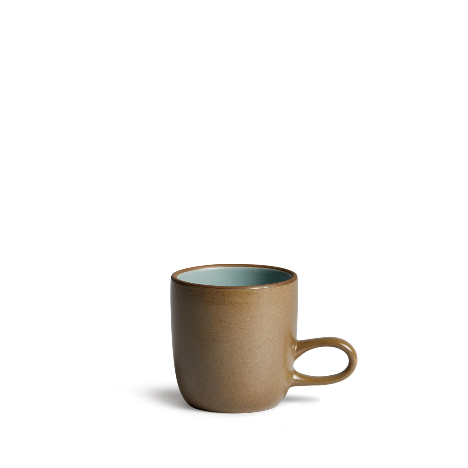 Heath Ceramics Limited Edition Studio Mug In Aqua/Hickory Heath Ceramics Limited Edition Studio Mug In Aqua/Hickory