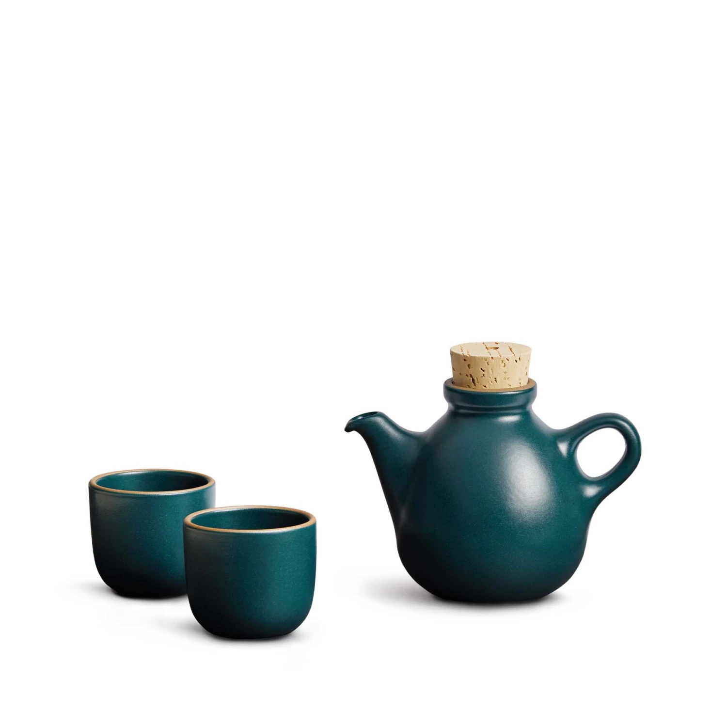Heath Ceramics Limited Edition Small Teapot In Teal Heath Ceramics Limited Edition Small Teapot In Teal