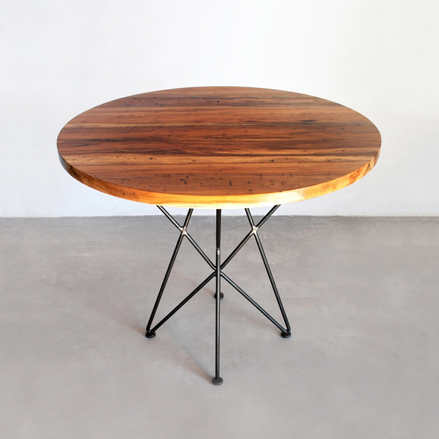Garza Marfa Furniture Pecan Top Round Cafe Table 36" Garza Marfa Furniture Pecan Top Round Cafe Table 36"