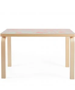 Artek Bench 153B In Red And Turquoise