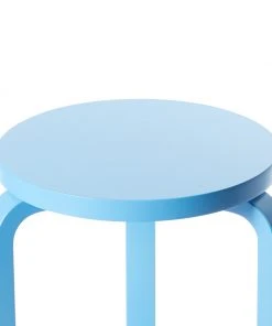 Artek Stool 60 Medium In Bright Blue