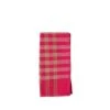 All Roads Grid Napkin In Fuschia (Set Of 2) All Linens
