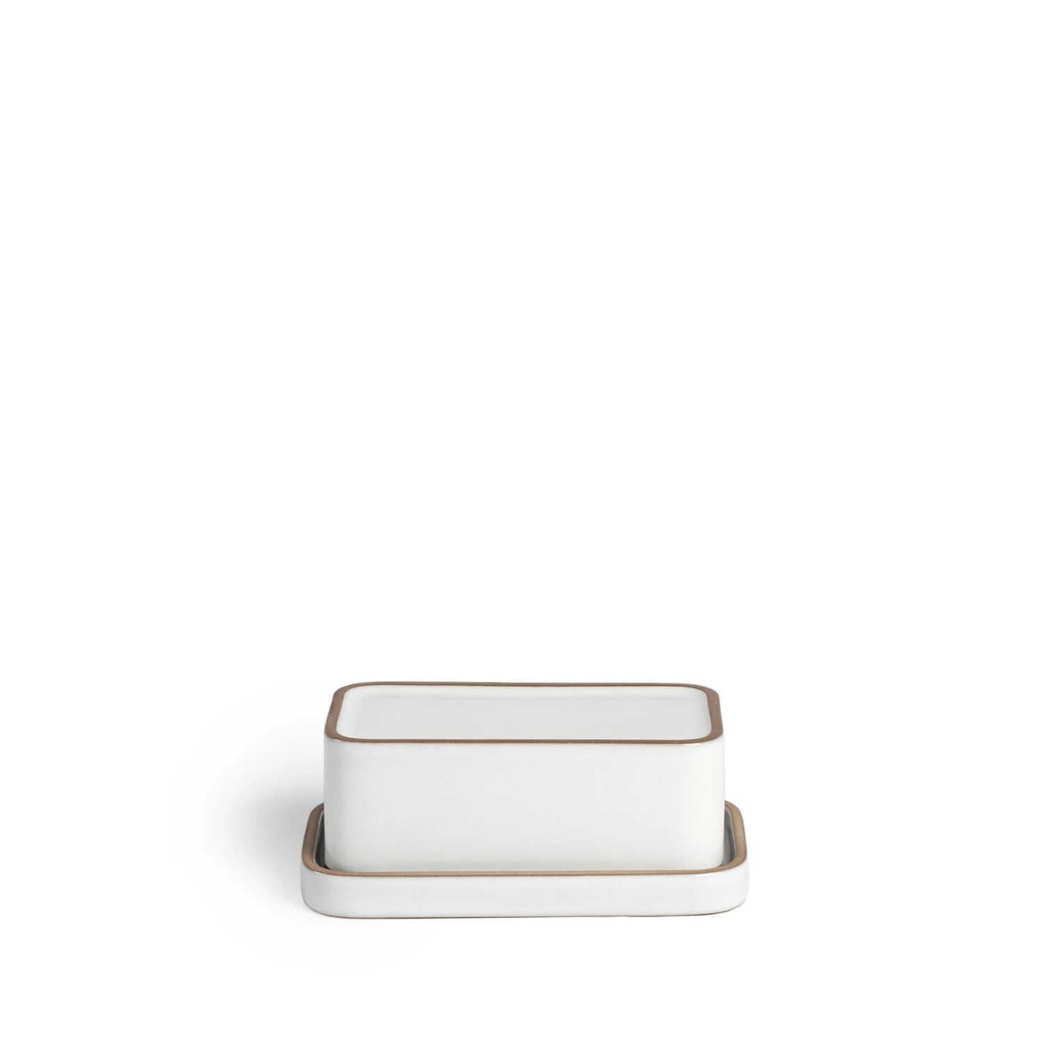 Heath Clay Studio Butter Dish In Light Gray Whale And Opaque White 6 Heath Clay Studio Butter Dish In Light Gray Whale And Opaque White