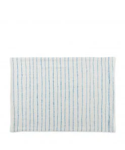 Cathy Callahan Linen Lines Placemat In Bright Blue Final Few