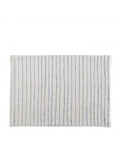 Cathy Callahan Linen Lines Placemat In Deep Blue