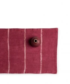 Cathy Callahan Final Few Stripes Runner In Cranberry