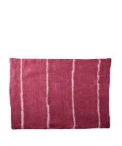 Cathy Callahan Stripes Placemat In Cranberry