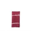 Cathy Callahan Stripes Napkin In Cranberry