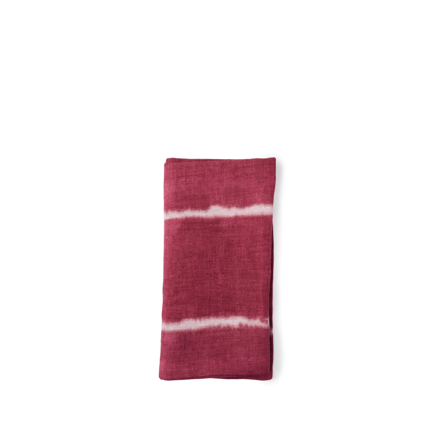 Cathy Callahan Stripes Napkin In Cranberry Cathy Callahan Stripes Napkin In Cranberry