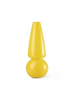 Cedric Mitchell Blomme Cone Vase In Yellow Vases