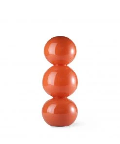 Cedric Mitchell Blomme Sphere Vase In Orange