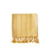 Garza Marfa Registry Essentials Cotton Linen Ticking Stripe Tea Towel In Marigold