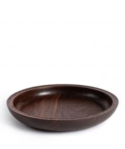 De Jong & Co Wooden Serving Bowl In Walnut