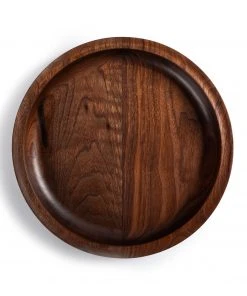 De Jong & Co Wooden Serving Bowl In Walnut