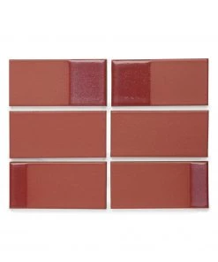 Heath Ceramics Tile DG15 Zinnia Blend Rectangles Dual Glaze