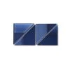 Heath Ceramics Tile DG6 Bay Blue Blend Triangles Dual Glaze