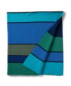 Green Grove Weavers Kelly Throw In Azure