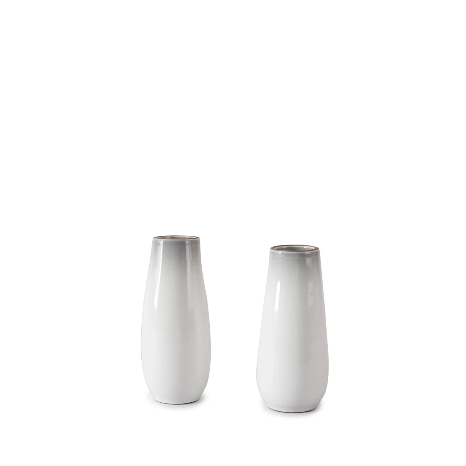 Heath Clay Studio Sprout Vase In Light Grey Whale Gradient 2 Heath Clay Studio Sprout Vase In Light Grey Whale Gradient