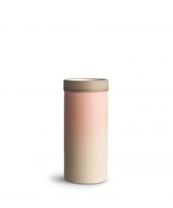 Heath Clay Studio Tall Rim Vase In Rose And Barley