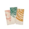 Heath + House Industries New Vintage Tile Art Tea Towels In Sunrose