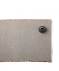 R+D.LAB Linen Hopsack Runner In Isabella Beige