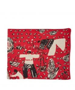 Hillery Sproatt Final Few Monks Blanket In Red