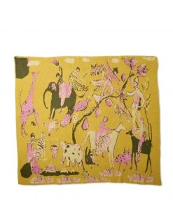 Hillery Sproatt New Kids Swans Blanket In Daffodil