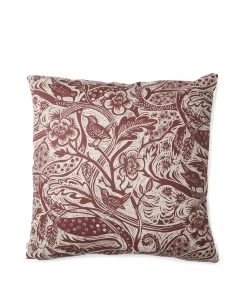 Heath Sews Studio Wren Pillow In Burgundy