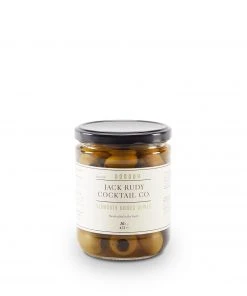 Jack Rudy Vermouth Brined Olives Serving