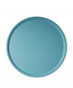 Klippan Large Round Tray In Foggy Blue