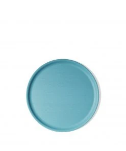Klippan Small Round Tray In Foggy Blue Serving