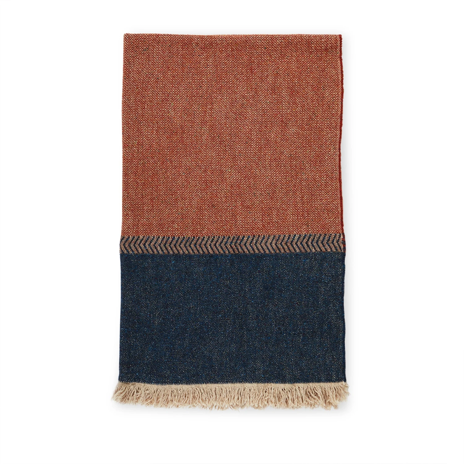 Libeco Jules Throw In Rust Herringbone Pillows & Throws 1 Libeco Jules Throw In Rust Herringbone Pillows & Throws
