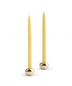 Nancy Pearce Globular Candleholders (Set Of 2) New