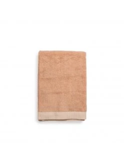 Native Organic All Linens Bath Towel In Cafe