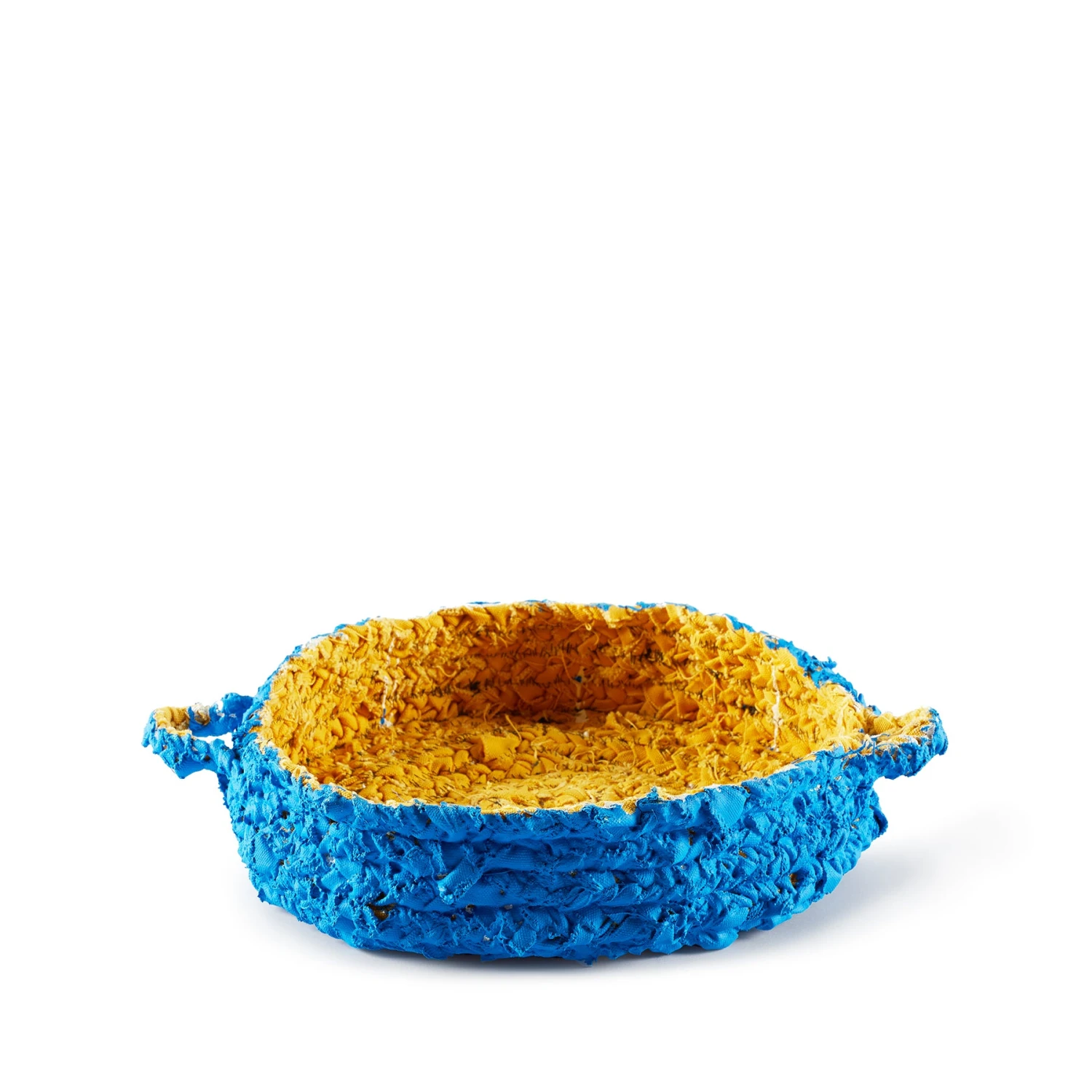 Llane Alexis Final Few Small Round Nesting Tray In Blue And Yellow 1 Llane Alexis Final Few Small Round Nesting Tray In Blue And Yellow