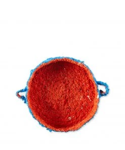 Llane Alexis Small Round Nesting Tray In Blue And Red