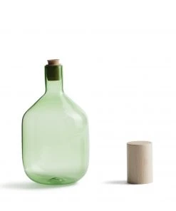 R+D.LAB Trulli Tall Bottle In Diamine Green Glassware