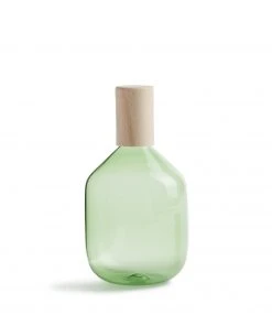 R+D.LAB Trulli Tall Bottle In Diamine Green Glassware