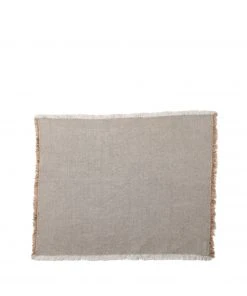 R+D.LAB Linen Hopsack Placemat In Isabella Beige (Set Of 2) All Linens