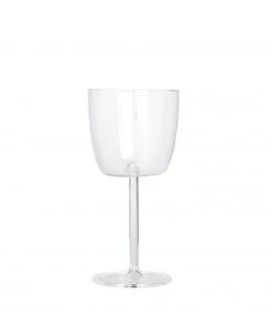 R+D.LAB Tuccio Calice Stem Glass In Millerighe (Set Of 2) New