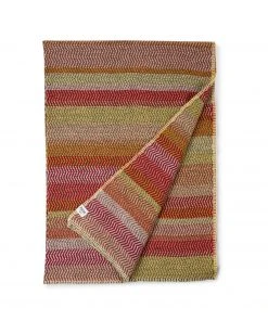 Røros Tweed Pillows & Throws Fri Throw In Summer Red