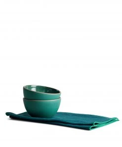 Heath Ceramics Emerald Dessert Set Bowls