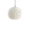 Stan Bitters New 14" Ceramic Hanging Lantern In White