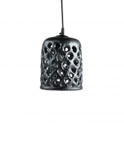 Stan Bitters Small Cylinder Hanging Lantern In Black New