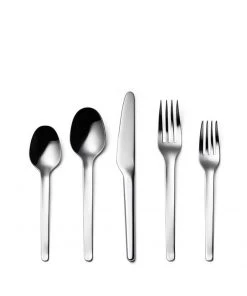 Heath Flatware All Dinnerware Muir Flatware In Polished (5 Piece Setting)