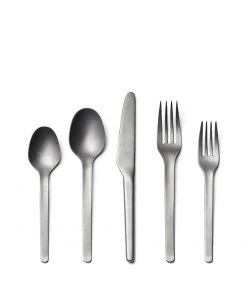 Heath Flatware All Dinnerware Muir Flatware In Tumbled (5 Piece Setting)