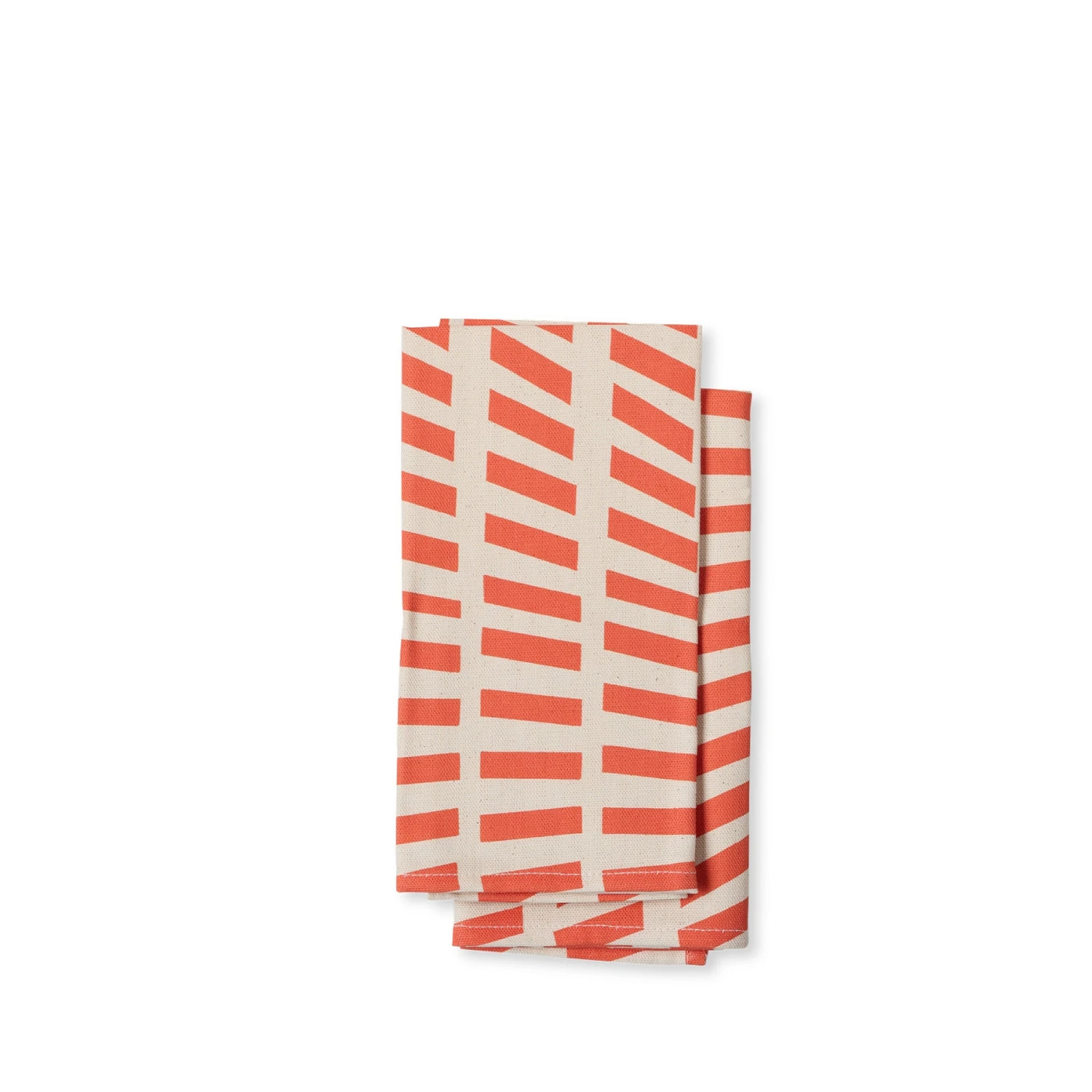 Skinny LaMinx Shard Napkins In Persimmon (Set Of 2) New 1 Skinny LaMinx Shard Napkins In Persimmon (Set Of 2) New