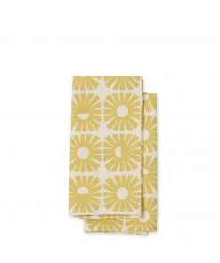 Skinny LaMinx All Linens Sunshine Napkins In Yellow (Set Of 2)